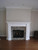 Lewisburg Mantel with Stacked Stone surround