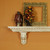 The Athens mantel shelf, with solid wood corbels.  Glaze finish shown