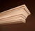 Stratford Fireplace Mantel Shelf by NewEnglandClassic in Hazelnut Finish - Corner Detail