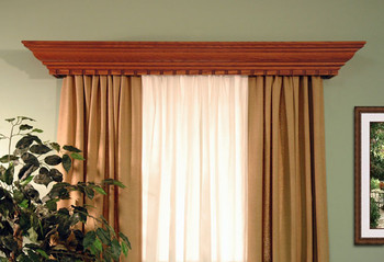 All window cornices can be custom made to fit any size window or door.