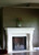 The stone mantel is available in four colors