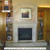 Installed picture of the Mocaco stone mantel.