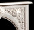 The Andrea mantel can be made in marble or limestone.