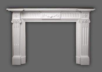 Enhance the look of your home or office with the Federal marble mantel.