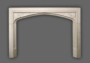 Beautiful surround that can be custom sized to fit any wood mantel.