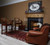 Installed slate fireplace facing