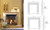 Specifications for the stone mantel.