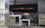 The BG240 wall mount electric fireplace is large, to make a statement in nearly any setting.  It includes electric bulb generated "flames" for energy efficiency and long life. Multi-function infrared remote control included!