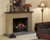 A fireplace, hearth and cabinet mantel can be built to house the 24FI061 Electric Fireplace Insert, by Classic Flame.