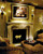 The beautifully ornate, French design Navarre stone mantel