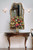 Unfinished birch beaded paneling with 2" pattern painted white by customer
