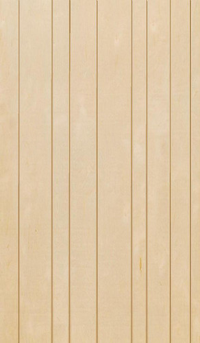 Random Groove Unfinished Birch paneling