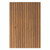 Teak Fluted Wall paneling makes a clean bold modern statement. This versatile panel can be used on ceilings or walls.