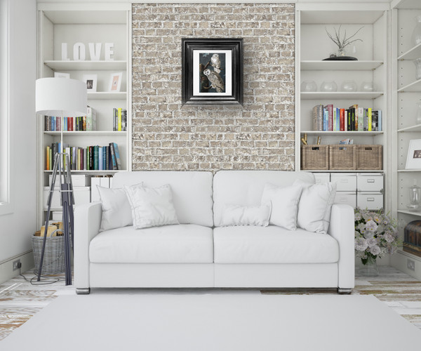 Gray Brick Wall paneling makes a clean, bold modern statement. This versatile panel can be used on ceilings or walls.
