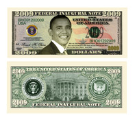 Barack Obama 2009 Inaugural Novelty Bill