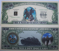 U.S. Army One Million Dollar Bill