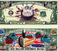 Happy Birthday One Million Dollar Bill