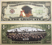 Graduation One Million Dollar Bill