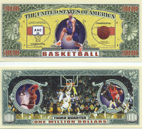 Basketball One Million Dollar Bill