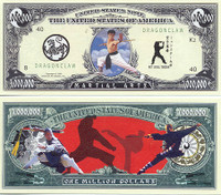 Martial Arts One Million Dollar Bill