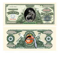 Aquarius Zodiac One Million Dollar Bill