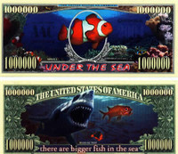 Under The Sea One Million Dollar Bill
