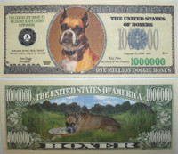 Boxer One Million Dollar Bill