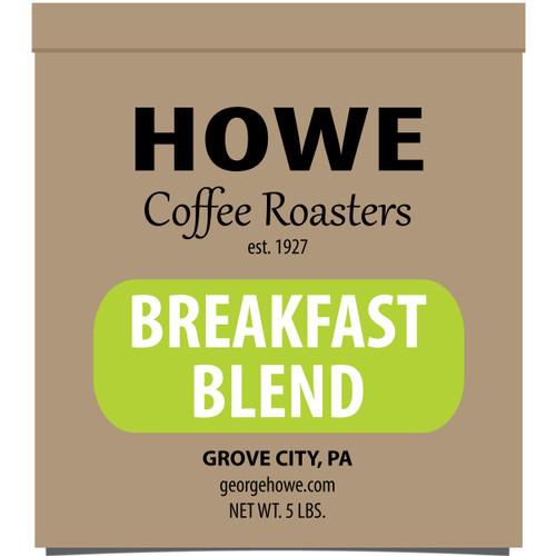 Breakfast Blend Whole Bean 5 lb. bag