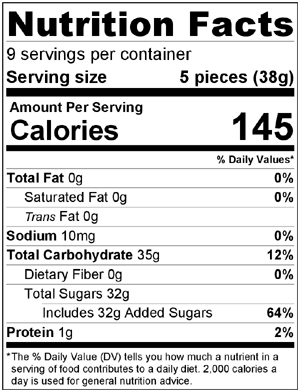 Nutritional Information