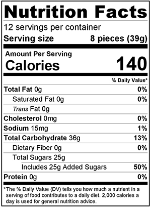 Nutritional Information