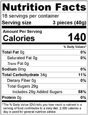 Nutritional Information