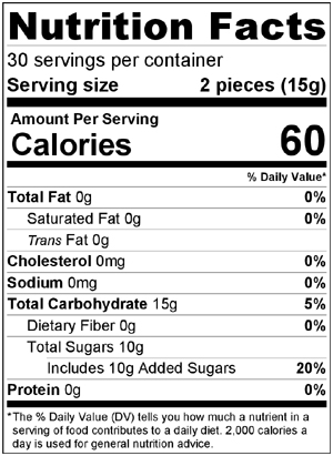 Nutritional Information