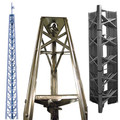 Wade DMX-68AN Standard Duty Tower with 244A Mast Clamps