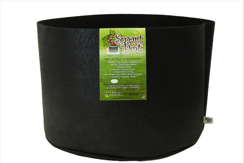 400 Gallon Smart Pot 70"x 24" BLACK by the Case: 10 pots (RC400-10)  UPC:674344104009
