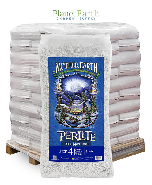 Mother Earth Perlite # 4 (4 cubic foot bags) in Bulk (713315) UPC 20870883009520