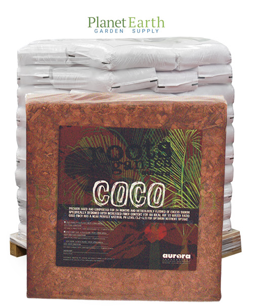 Roots Organics Compressed Coco Chips (12" x 12" x 6" blocks) in Bulk (ROCCB) UPC 609728631994