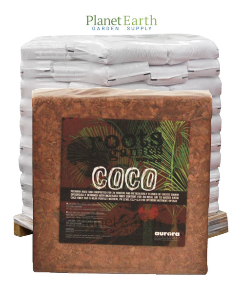 Aurora Innovations Roots Organics Compressed Chopped Coconut Strand Fiber (5 Kilo blocks) in Bulk (AURROCB) UPC 609728631987 (1)