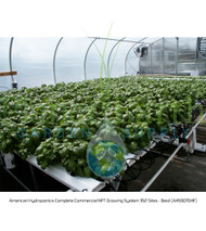 American Hydroponics Complete Commercial NFT Growing System 1152 Sites - Basil (AH93076HF)