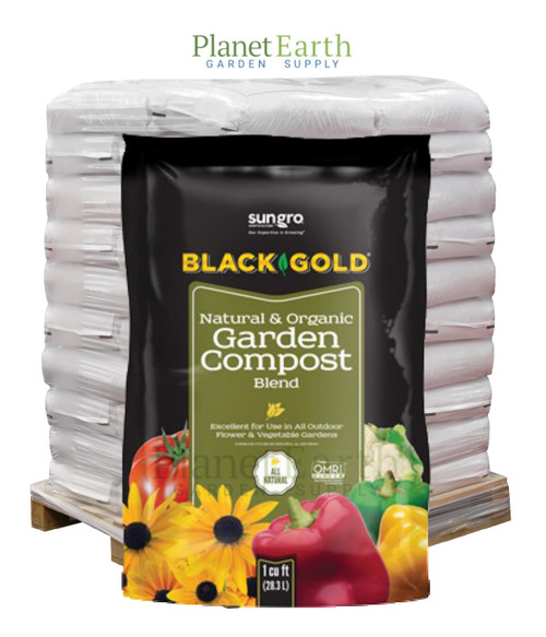 Sungro Black Gold Garden Compost (1 cubic foot bags) in Bulk (SUN1411602CFL00P)  UPC 029973123165 (1)
