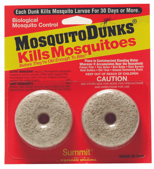 Mosquito Dunks (2 packs with 12 in a case) (MSD10212) UPC 018506001025
