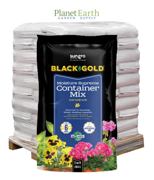 Black Gold® Moisture Supreme Container Mix with RESiLIENCE® (2 cubic foot bags) in Bulk (SGBGCM2) UPC 064277076342 (1)