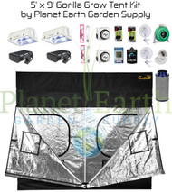 5' x 9' Gorilla Grow Tent Kit 600W HPS Package (GGT59HPS600)