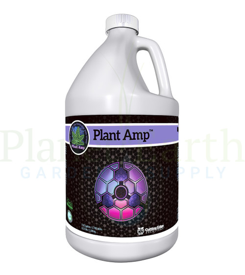 Cutting Edge Solutions Plant Amp (CES250) 1 gallon liquid nutrient container front view, front label displayed