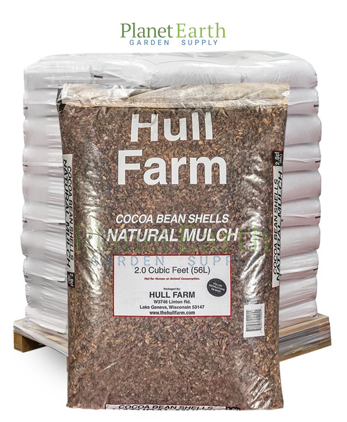 Hull Farm Cocoa Shell Mulch (2 cubic foot bags) in Bulk (AH50150) UPC 701821929944 (1)