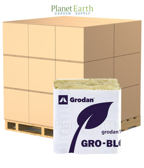 Grodan Improved Uni-Block (8 inches x 8 inches x 4 inches) no hole in Bulk