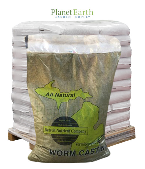 Detroit Nutrient Company Vermicompost 100% Worm Castings (25 pound bags) in Bulk (DNCVRM30257) UPC 028412127016 (1)
