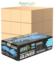 Grower's Edge Light Blue Powder Free Nitrile Gloves Size Medium (4 millimeter) In Bulk (744482) UPC 20849969032080 (1)