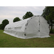 GROW1 Heavy Duty Greenhouse Hoop House (32 feet x 10 feet x 6.5 feet) (641032) UPC 850017895560 (1)