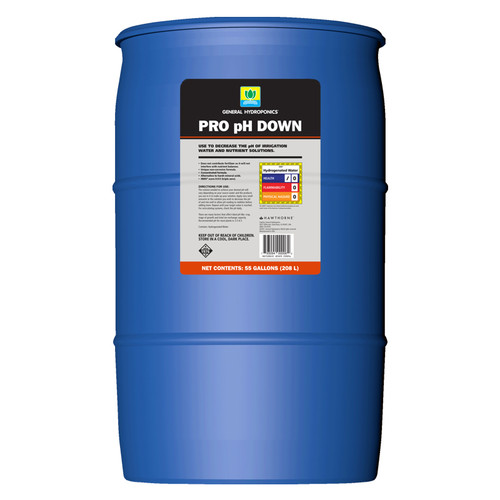 General Hydroponics PRO pH Down (55 gallons) in Bulk (722003) UPC 793094000062 