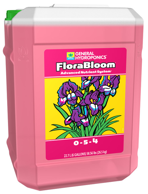 General Hydroponics Flora Bloom (6 gallons) in Bulk (718025) UPC 793094014373